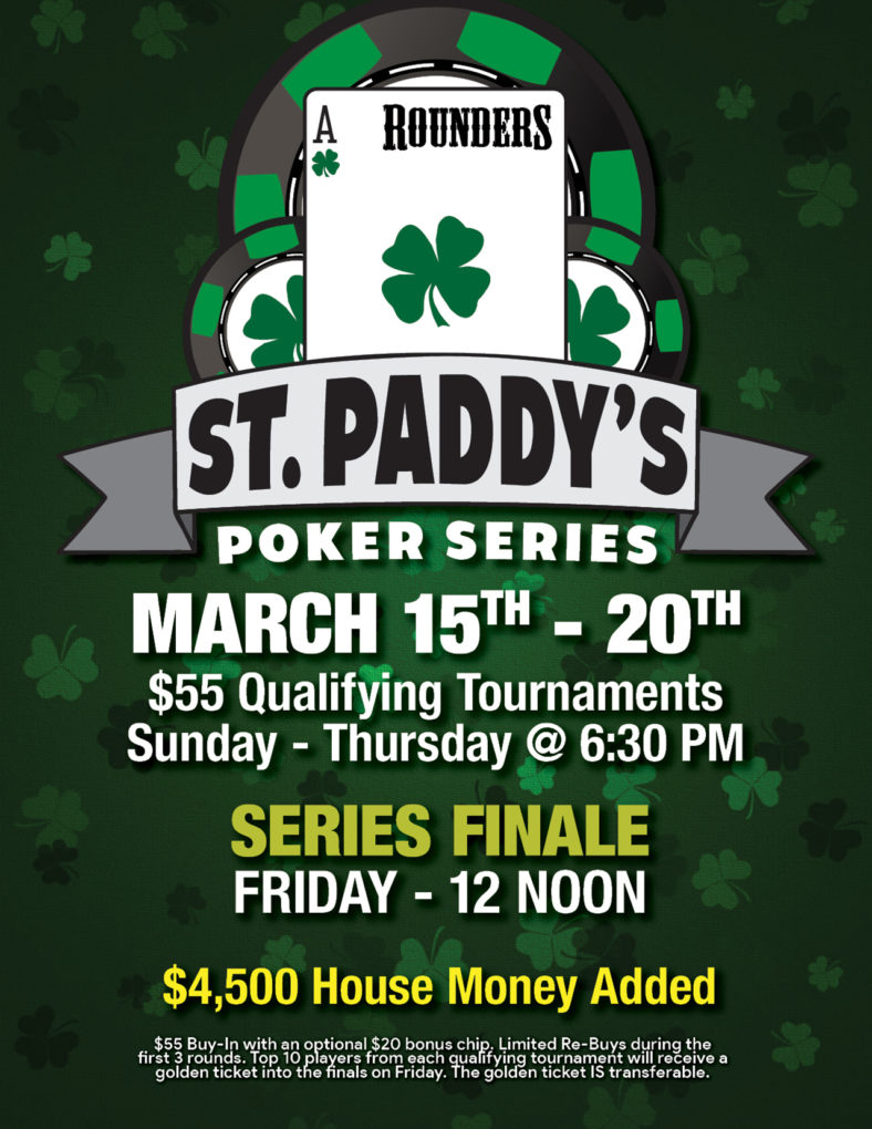 St. Paddy's Picker Series, March 15-20