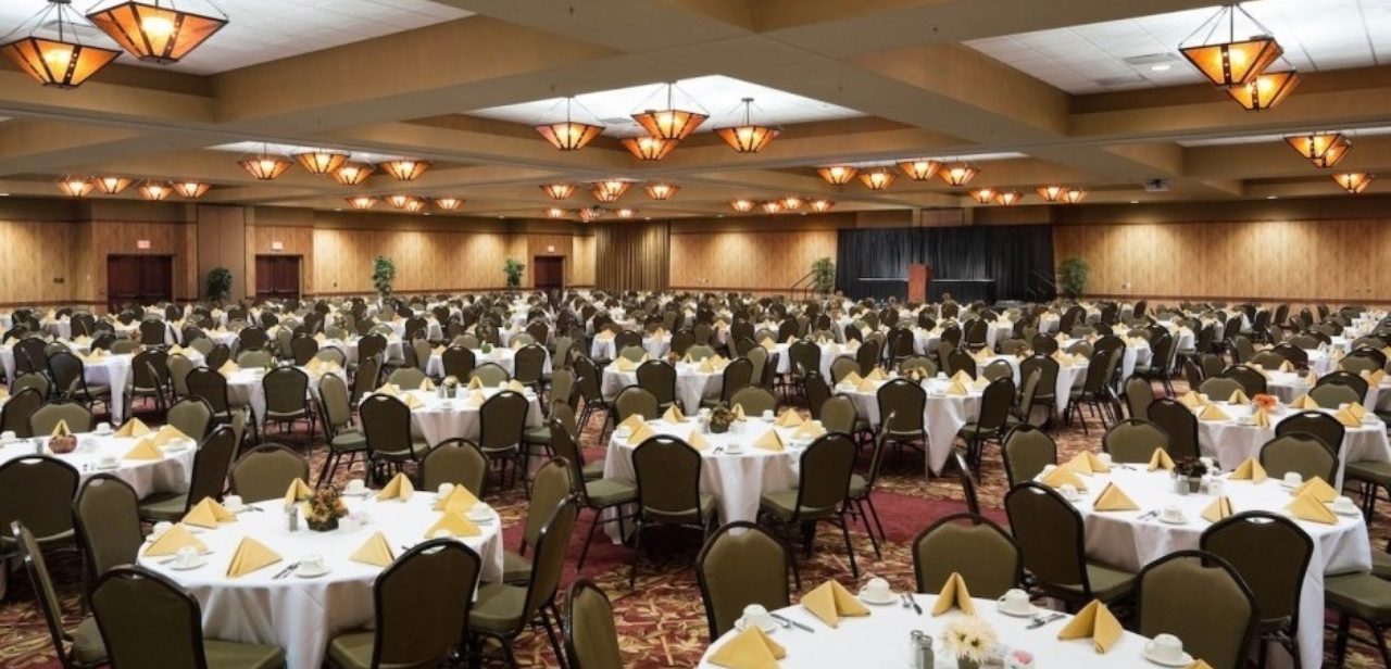 Overview of the Pine Crest ballroom