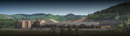 Exterior shot of the whole hotel